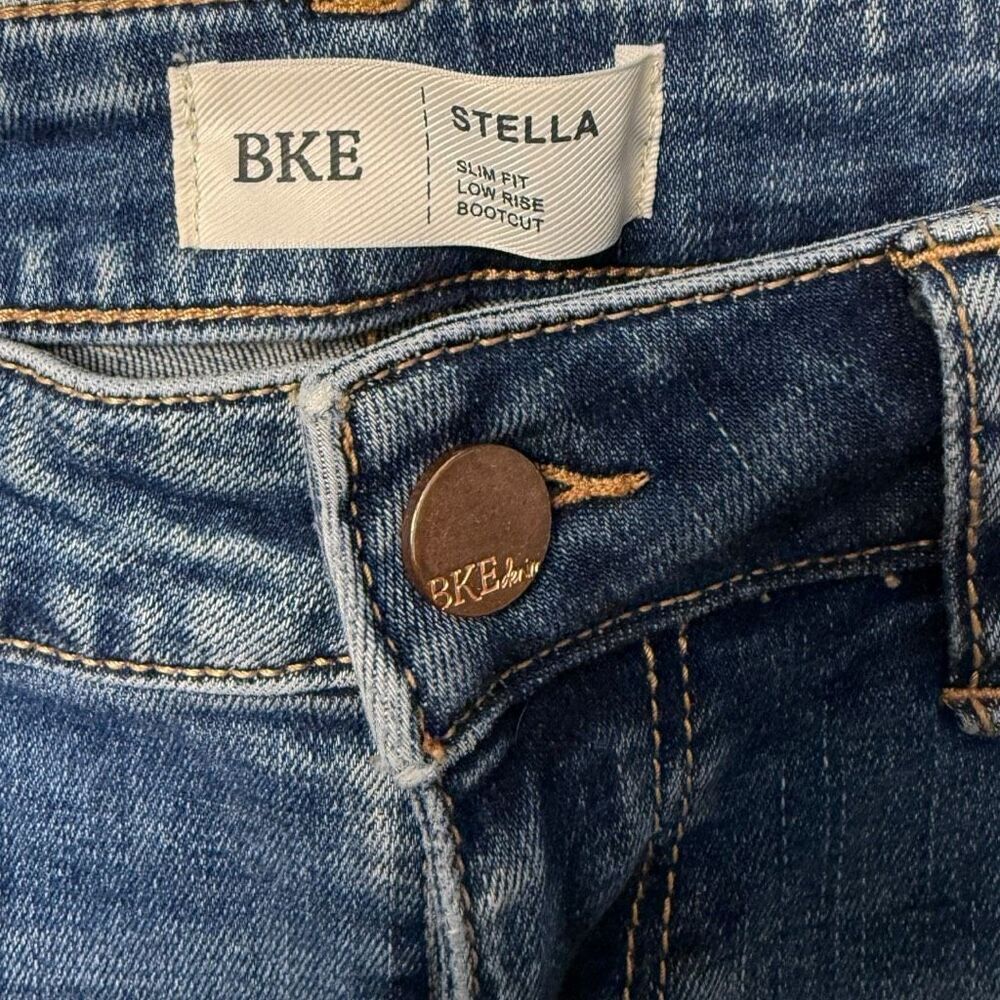 BKE Stella Slim Fit Low Rise Bootcut 30x29.5 - Picture 5 of 8